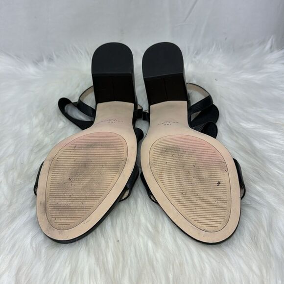 Cole Haan Grand Series Black Leather/Elastic Strap Sandals Sz 10 - Picture 7 of 7